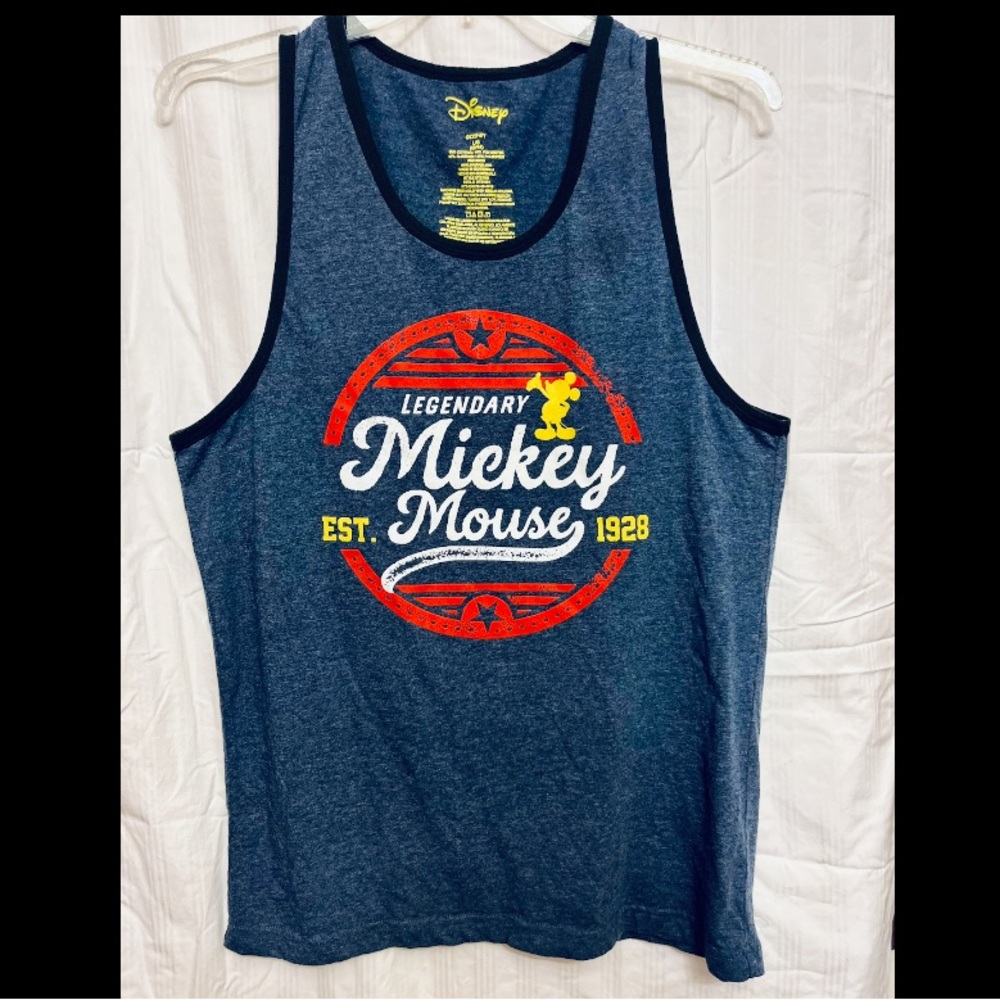 Jerry Leigh Disney Shirt

Navy Blue Heather Tank Top Adult Large